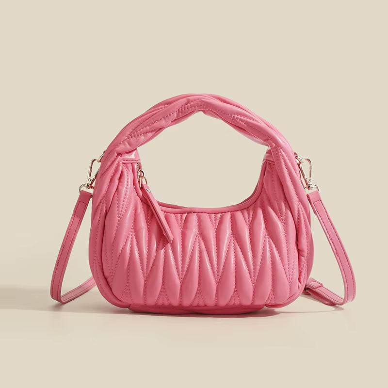 Small Embroidery Thread Small Bag for Women in Summer New Korean Style Versatile Handbag Popular Single Shoulder Underarm Bag (015)