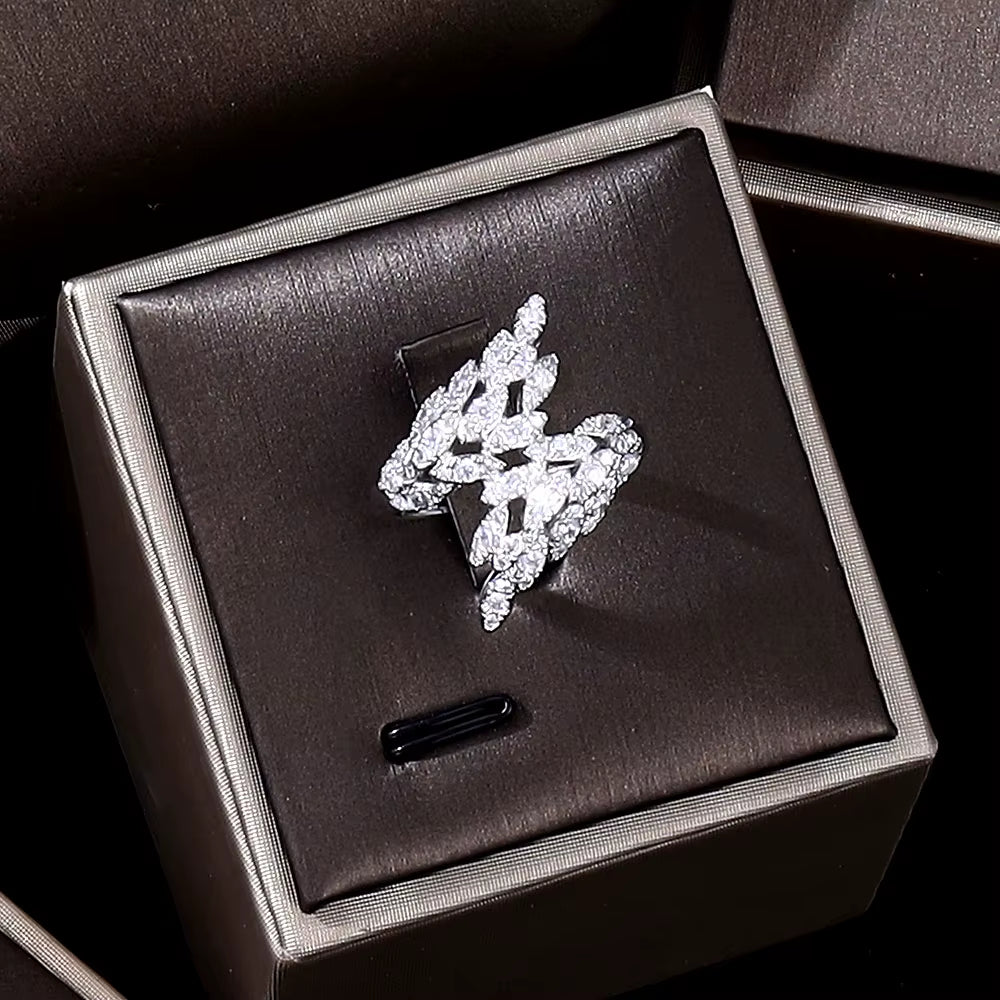 2023 New Hot 4 Piece Set Nigeria Bride Cubic Zirconia Dubai Necklace Bracelet Earrings CZ Crystal Wedding Jewelry Set