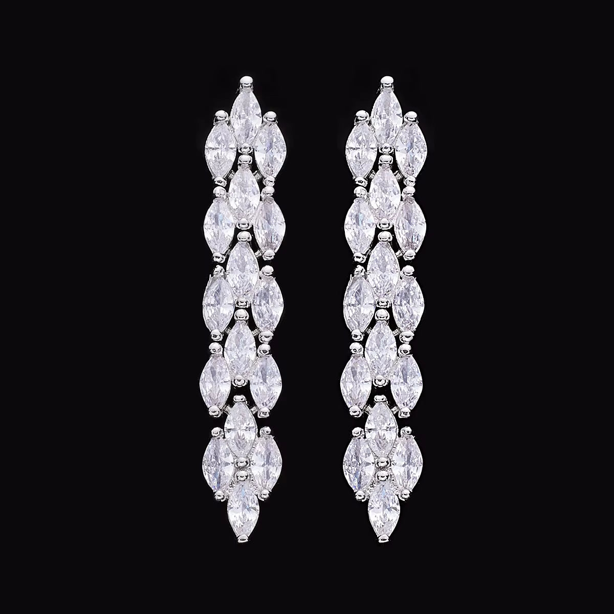Famous Brand 4Pcs Bridal Zirconia Full Jewelry Sets for Women Party, Dubai Nigeria CZ Crystal Wedding Jewelry Sets (080)