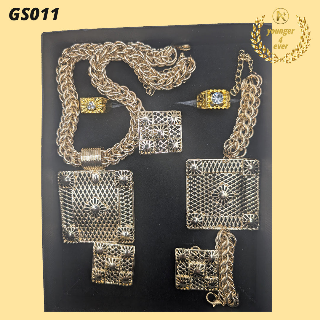 Classic Black Fashion Jewelry Set for Women - GS011
