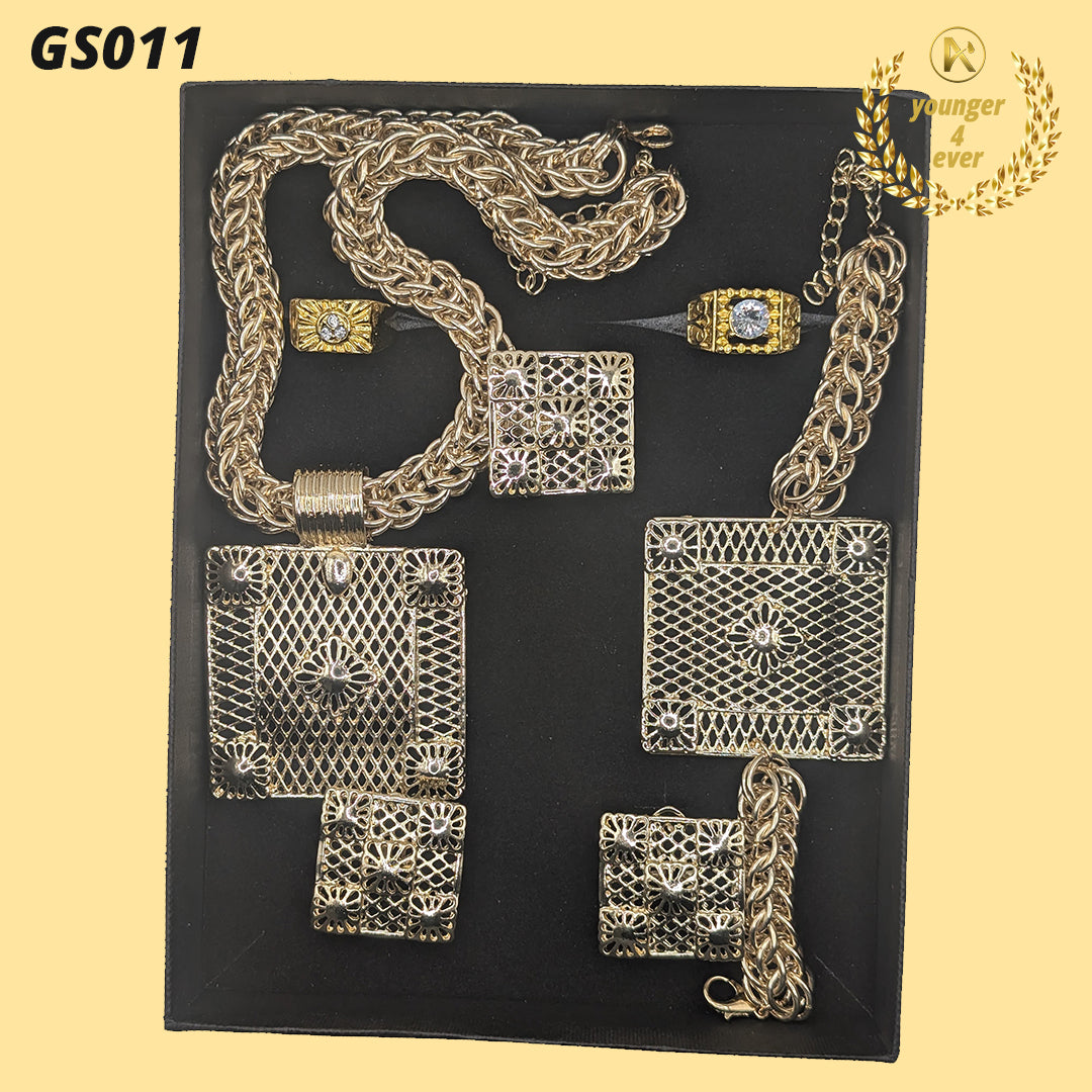 Classic Black Fashion Jewelry Set for Women - GS011