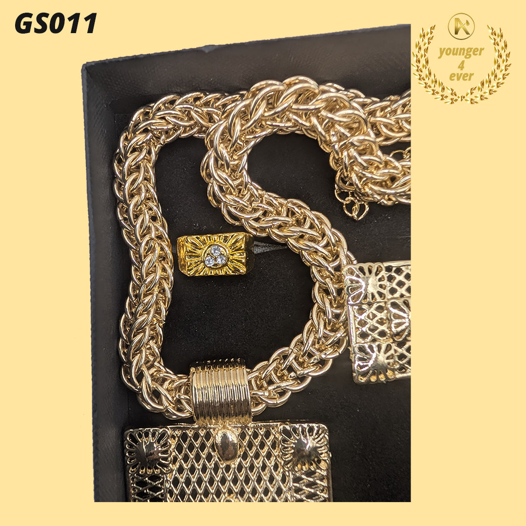 Classic Black Fashion Jewelry Set for Women - GS011