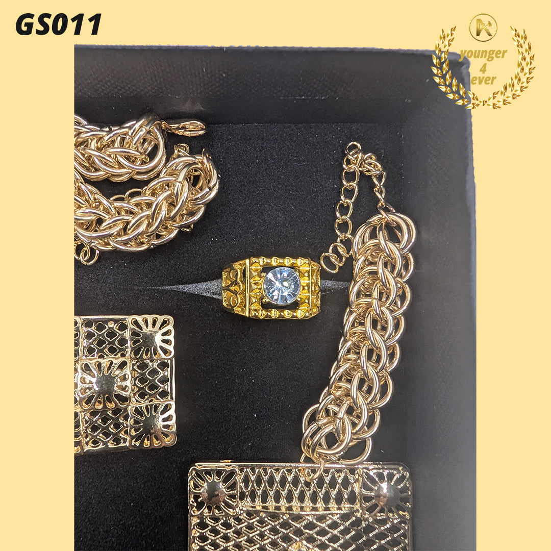 Classic Black Fashion Jewelry Set for Women - GS011