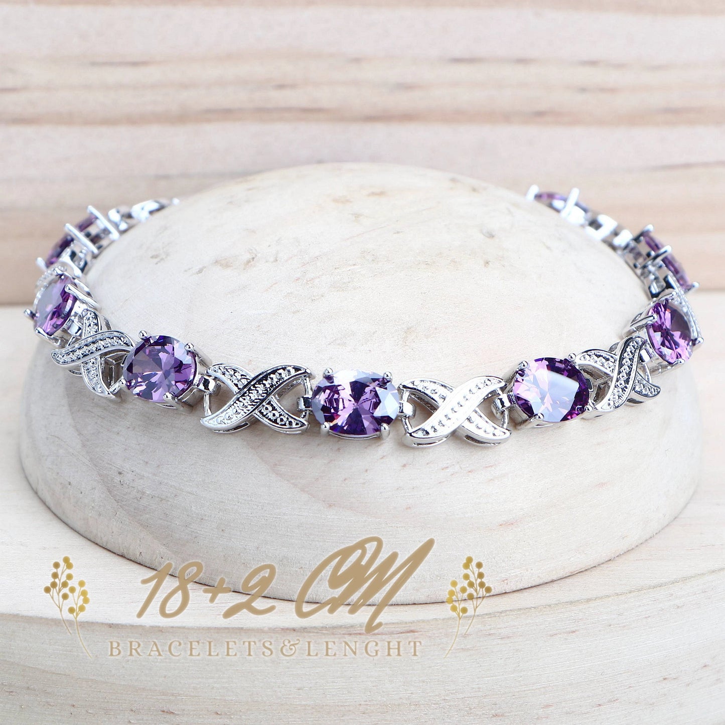 Purple Zirconia Women Bridal Jewelry Sets Silver 925 Fine Costume Jewellery Wedding Earrings Rings Bracelets Pendant Necklace (153)