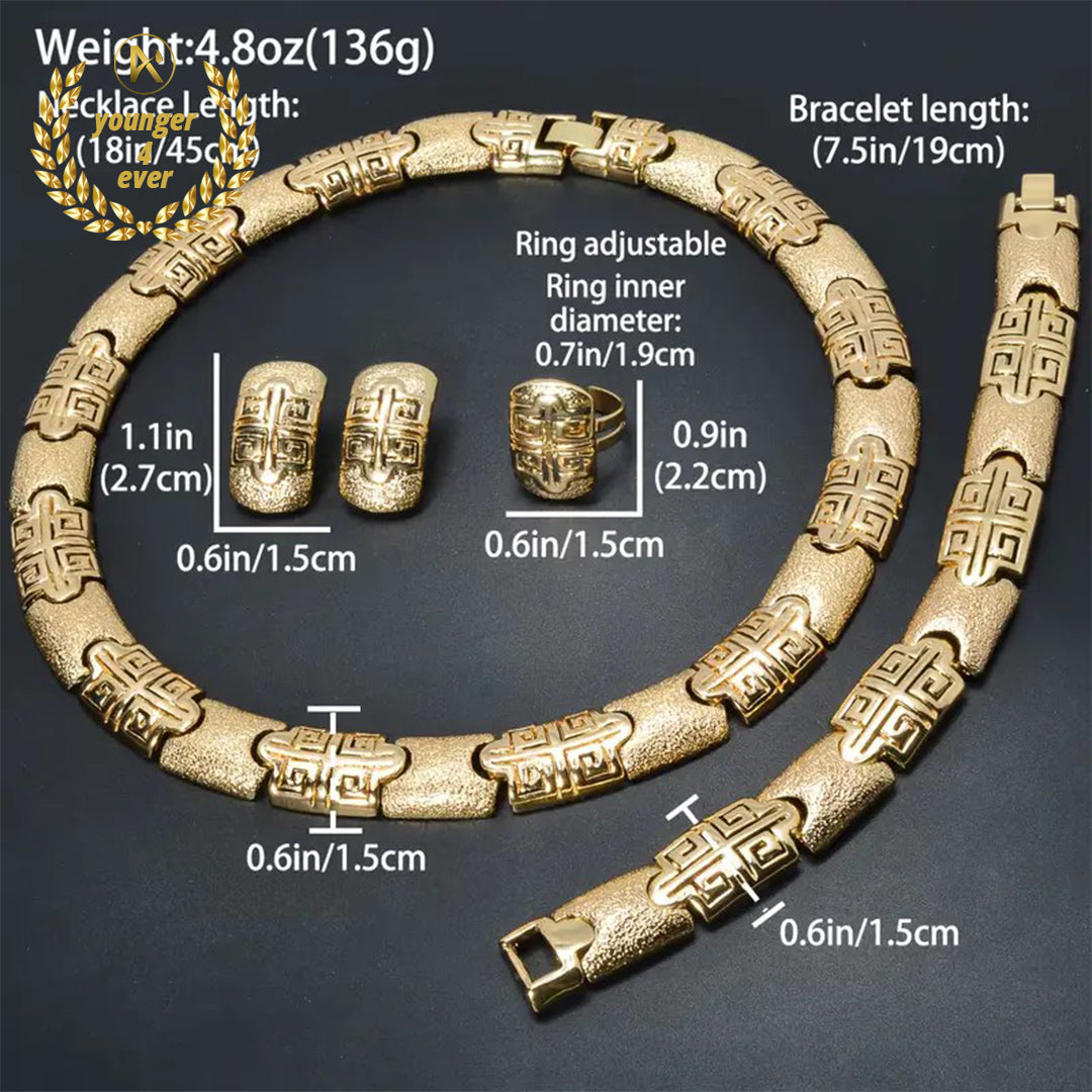 Elegant Vintage-Inspired Women's Jewelry Set