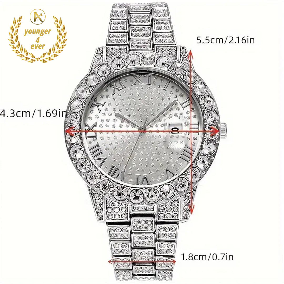 Hip-Hop Watch Set for Men