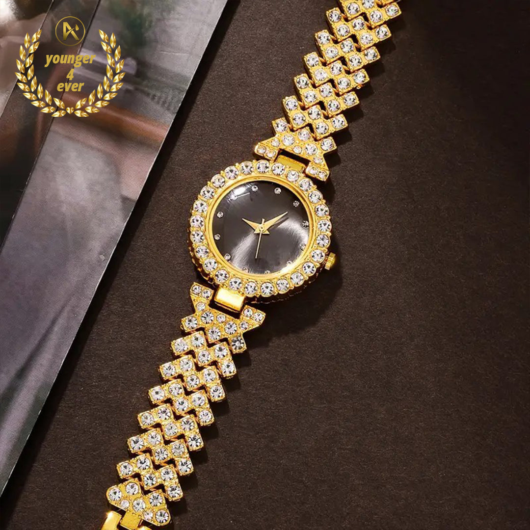 Exquisite Square-Shaped Women's Quartz Set - GS003