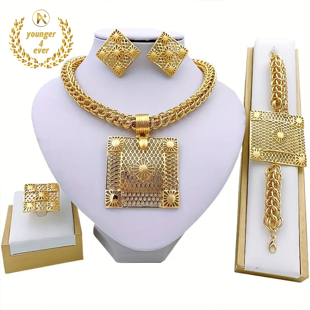 Classic Black Fashion Jewelry Set for Women - GS011
