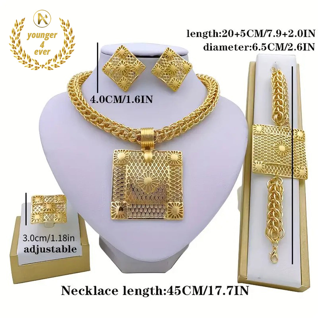 Classic Black Fashion Jewelry Set for Women - GS011