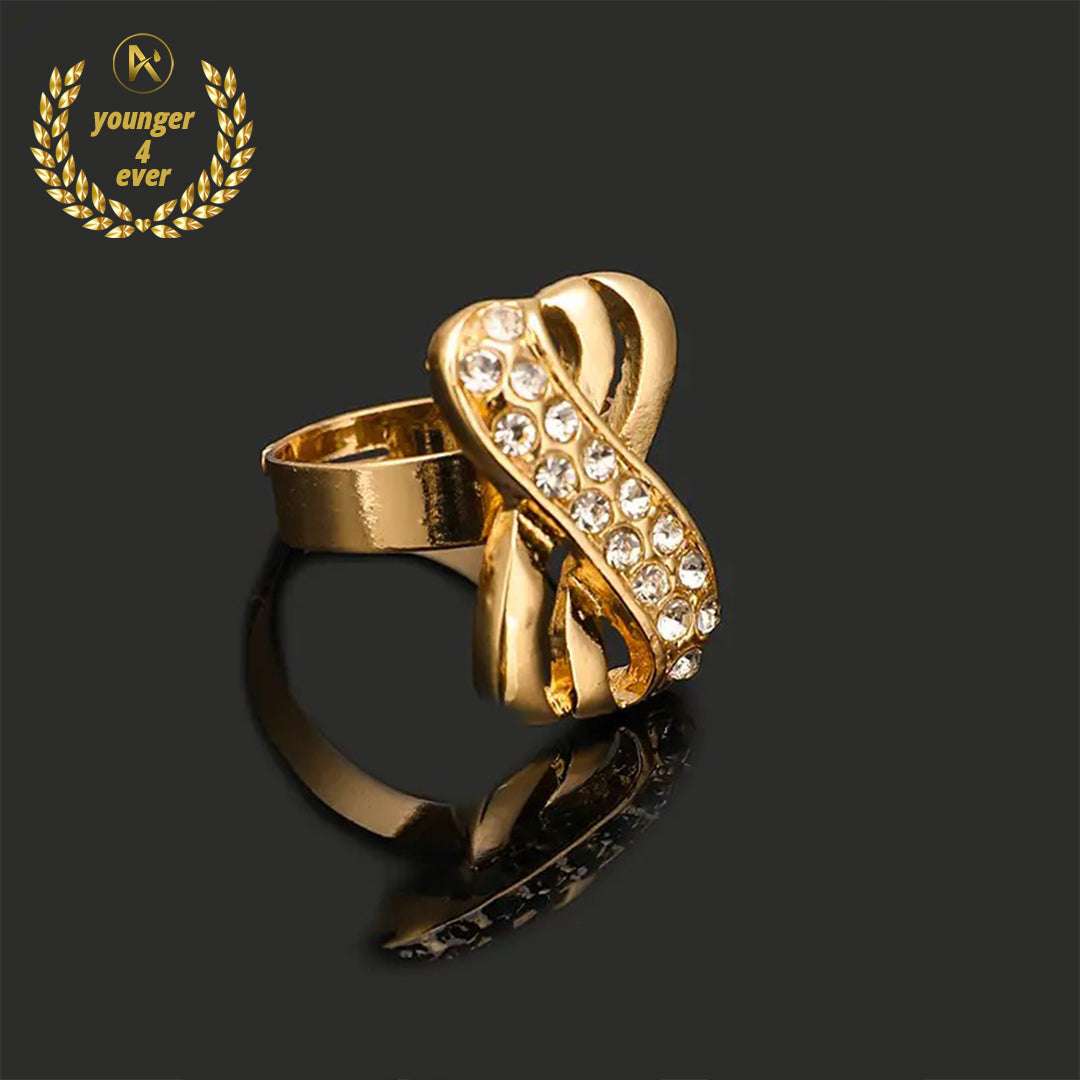 Earrings + Necklace + Bangle + Ring Traditional Bridal Jewelry Set