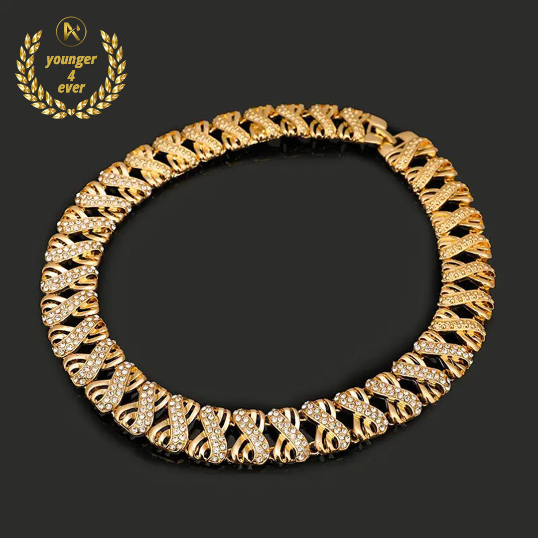 Earrings + Necklace + Bangle + Ring Traditional Bridal Jewelry Set