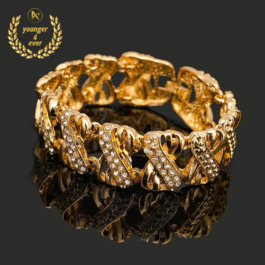 Earrings + Necklace + Bangle + Ring Traditional Bridal Jewelry Set