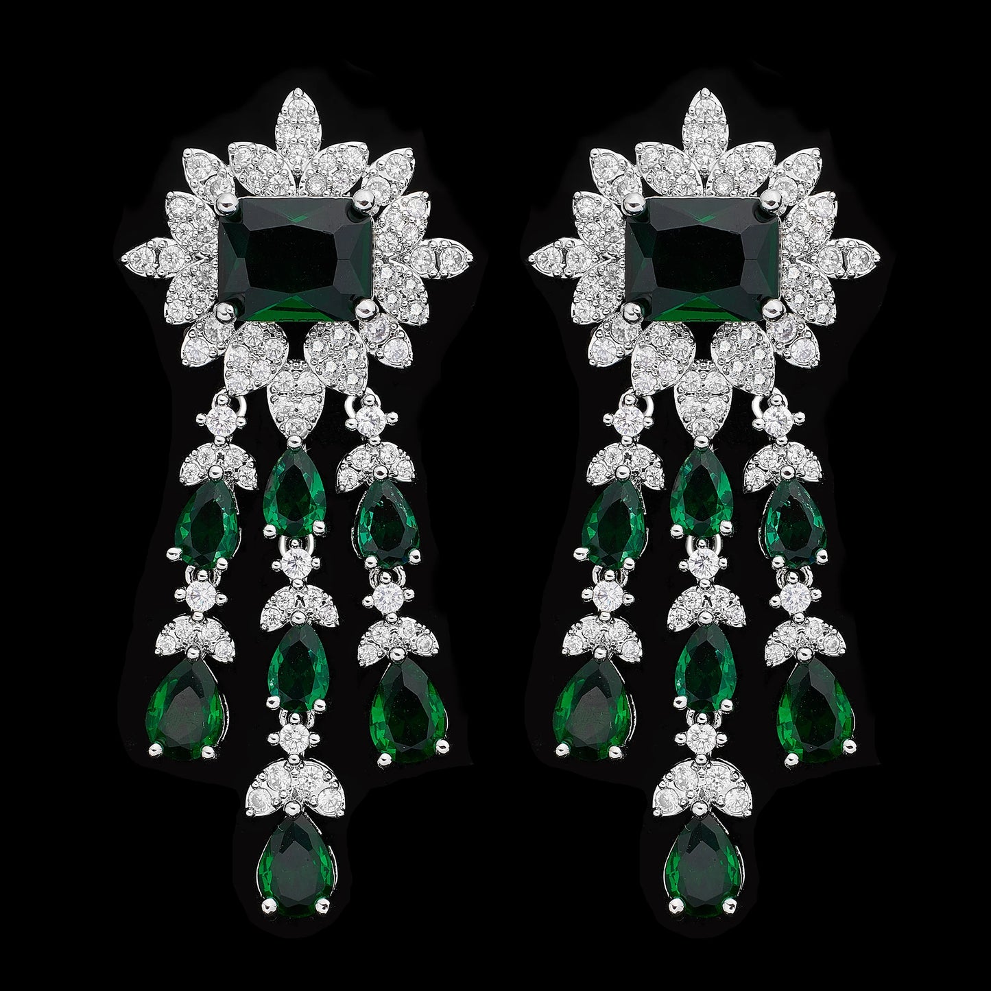 2024 New 4-Piece Bridal Wedding Set Cubic Zirconia Nigeria Africa Luxury Wedding Party Jewelry Set (048)
