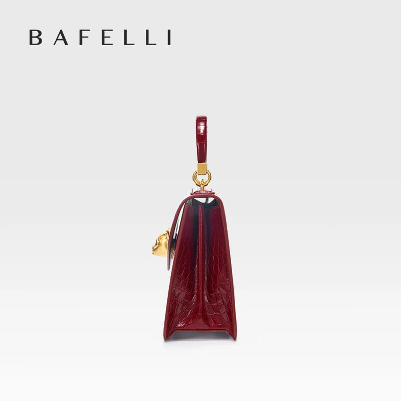 2025 CAT WOMEN'S NEW CROCODILE PATTERN LEATHER FASHION HANDBAG STYLISH BUSINESS FEMALE LEATHER LUXURY BRAND OL PURSE (074)