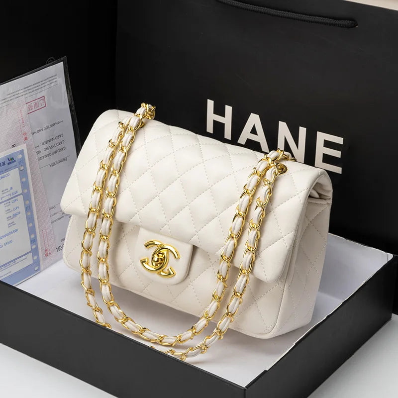 Underarm Chain Bag New Diamond Shoulder Bag Fashionable Versatile Women'S Bag Classic High-End Crossbody Bag (057)