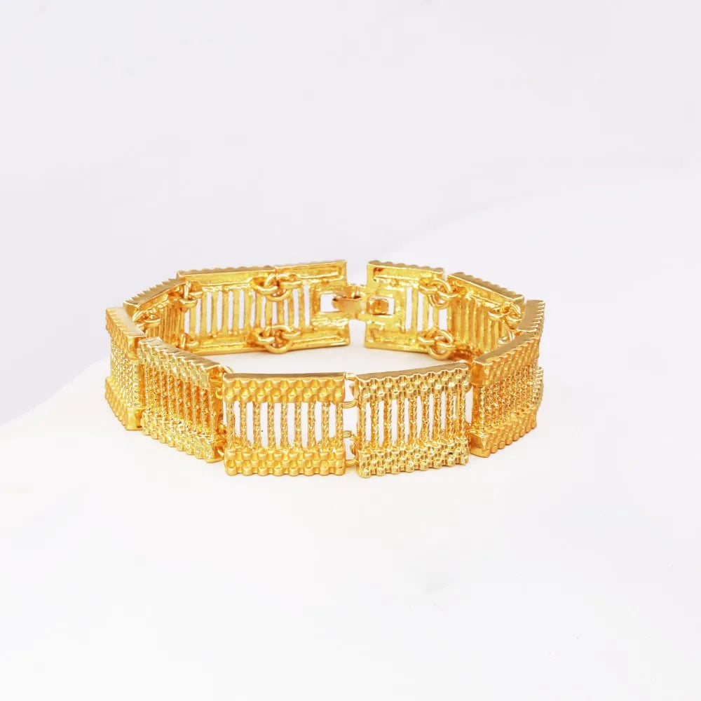 Gold Plated Jewelry Set for Women Dubai African Itatian Necklace Bracelet Earring Ring 2025 New Bueqant Jewelry Gifts (040)