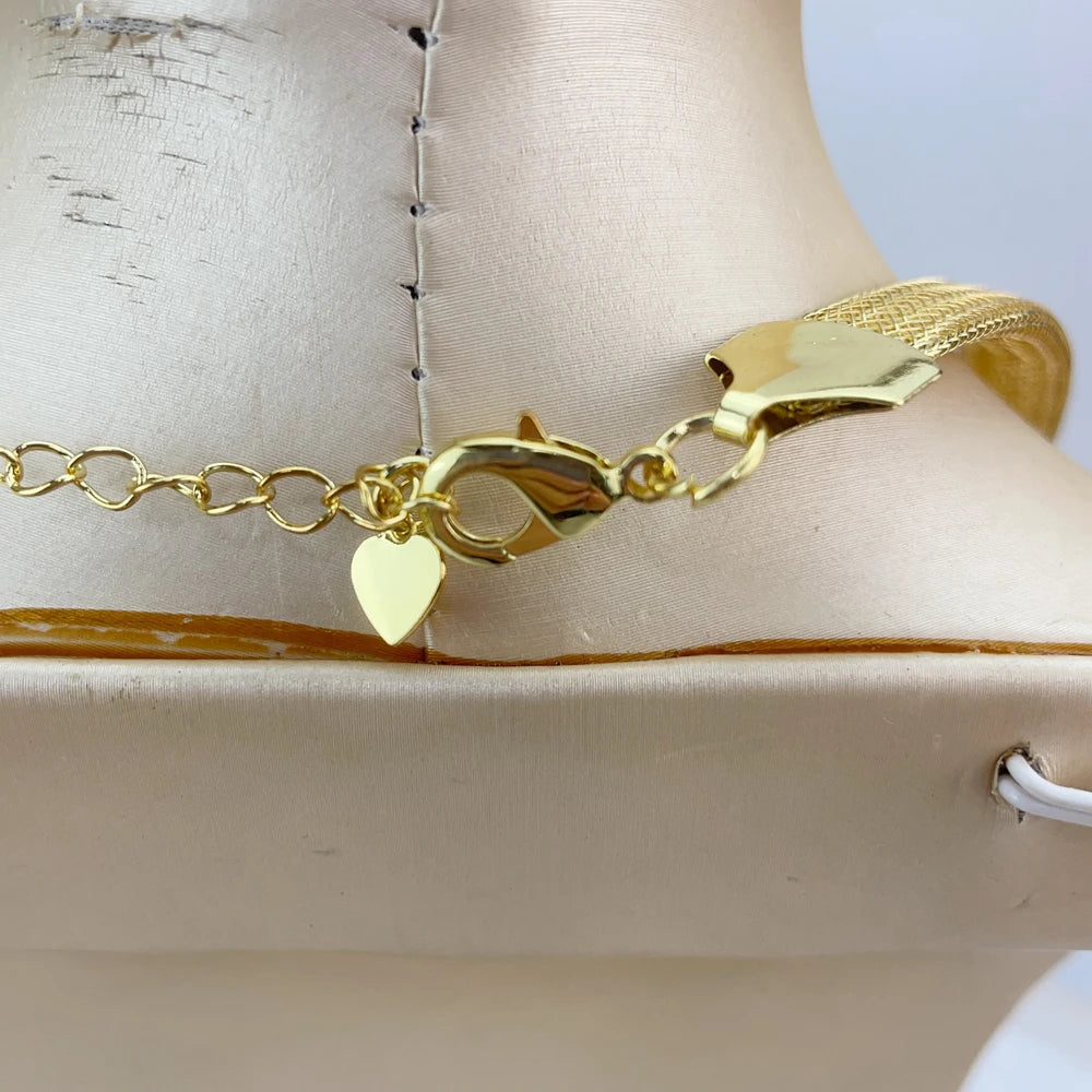 Woman Necklace Jewelry Set Fashion Necklace Earring Ring Bracelet Trend Clothing Free Shipping Jewelry FHK20644