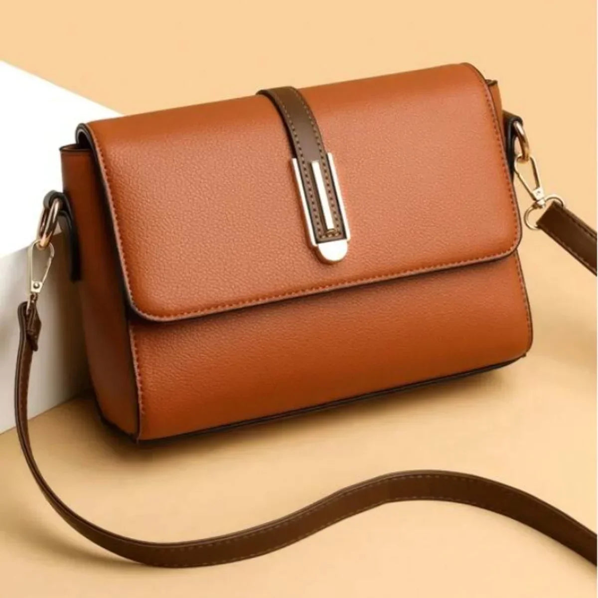Fashion Crossbody Bag PU Leather Messenger Bag Versatile Sling Shoulder Women'S Bag Small Handbags Sac a Main Femme Bolsas (075)