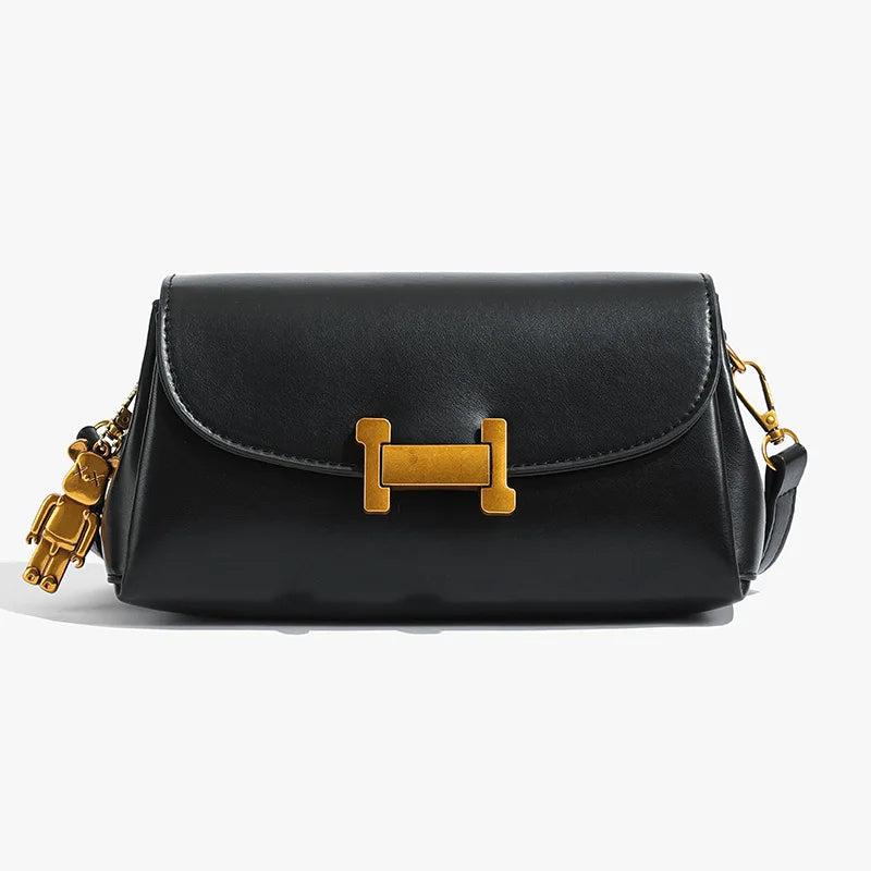 Small Handbag for Women in Spring 2025, Simple and Versatile Small Square Bag, Retro and Stylish Commuting Crossbody Bag (019)