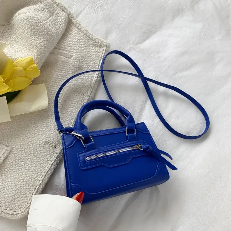 Crossbody Bag for Women New Fashion Casual Western Style Shoulder Handbag Simple Texture Messenger Small Square Bag (065)