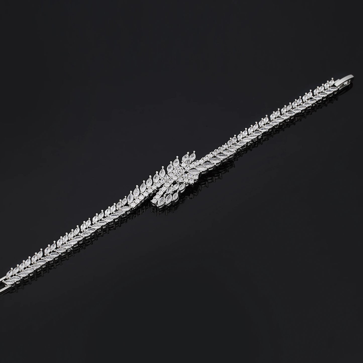 Nigeria Bridal Zirconia for Women Party Luxury Dubai Necklace Bracelet Earringa Rings CZ Crystal Wedding Jewelry Sets (066)