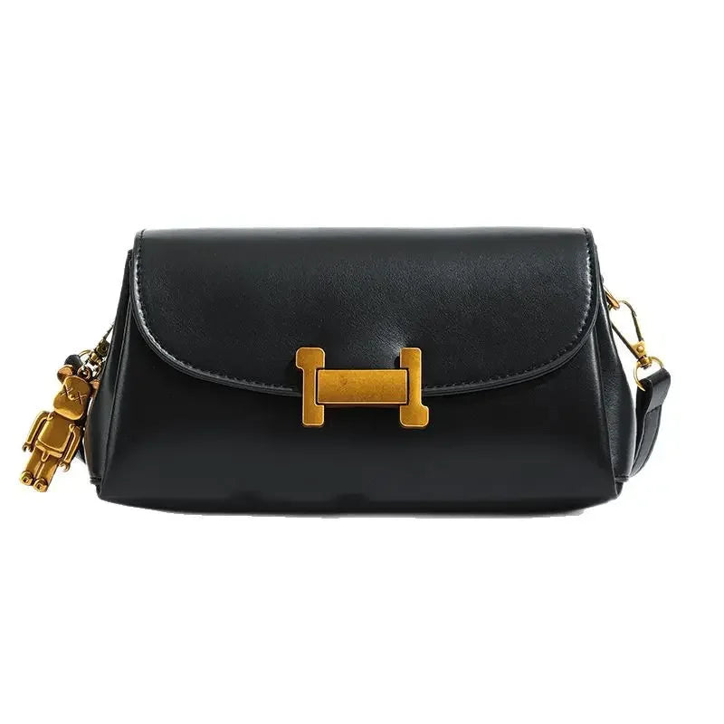 Small Handbag for Women in Spring 2025, Simple and Versatile Small Square Bag, Retro and Stylish Commuting Crossbody Bag (019)