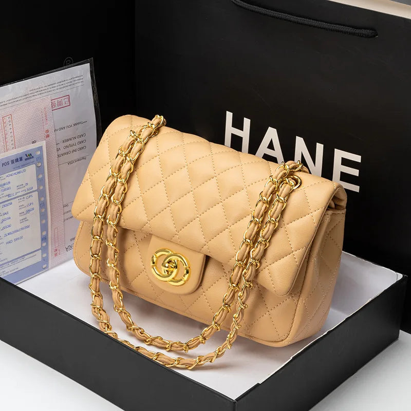 Underarm Chain Bag New Diamond Shoulder Bag Fashionable Versatile Women'S Bag Classic High-End Crossbody Bag (057)