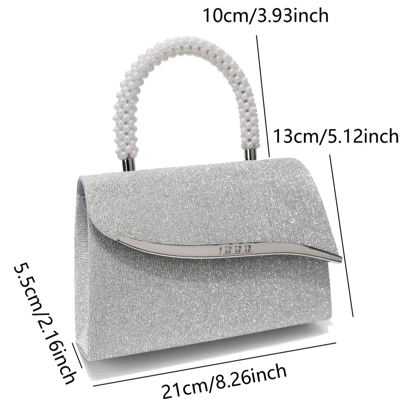 Bucket Design New Arrival Metal Pearl Glitter Women Evening Bags Sequins Lady Party Handbags Handle Mixed Color Wedding Banquet (047)