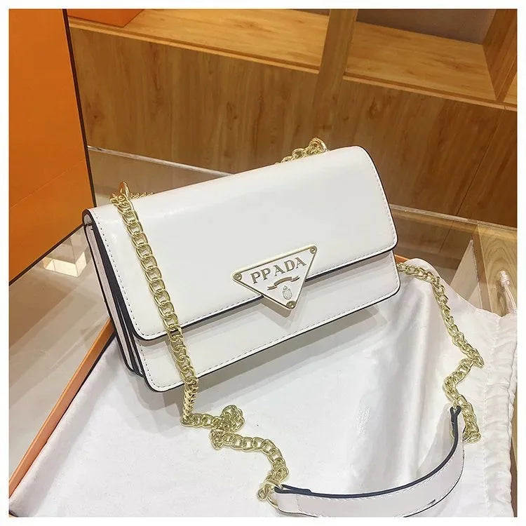 Bag Hot Selling Small Square Bag European and American Fashion 2025 Spring/Summer Single Shoulder Chain Bag Women'S Bag (059)