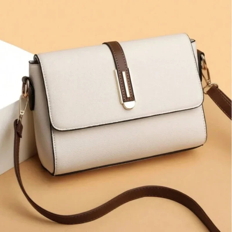 Fashion Crossbody Bag PU Leather Messenger Bag Versatile Sling Shoulder Women'S Bag Small Handbags Sac a Main Femme Bolsas (075)