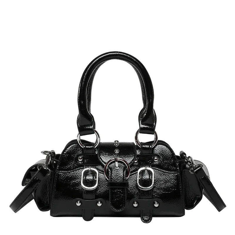 2025 New PU Square Shoulder & Crossbody Bags Solid Popularity Hot Trendy Stylish Design Y2K Style Handbags for Women Fashionable (033)