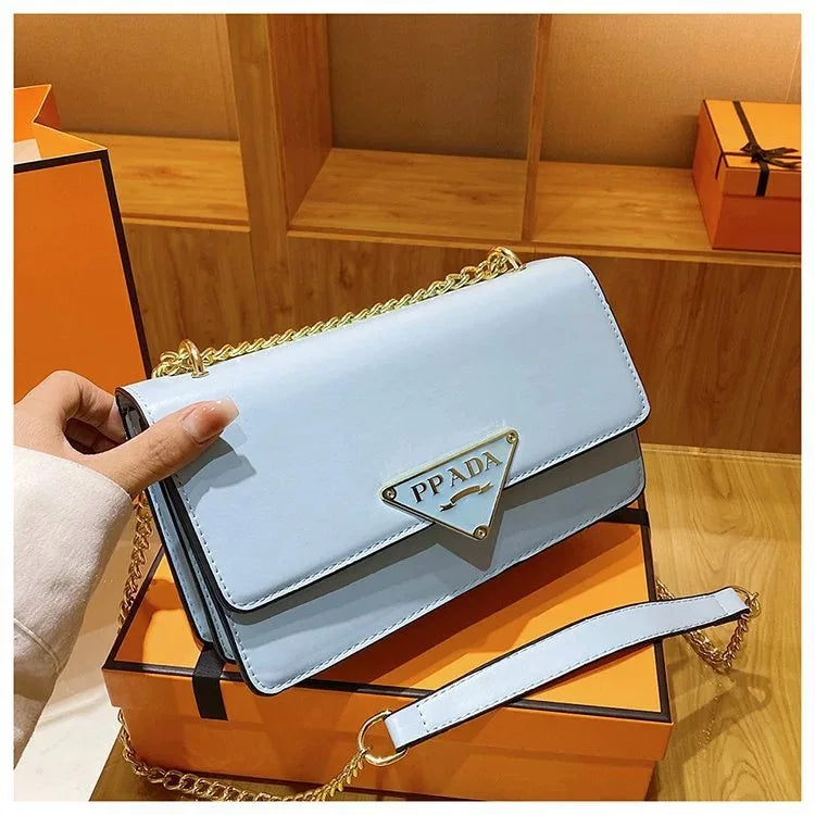 Bag Hot Selling Small Square Bag European and American Fashion 2025 Spring/Summer Single Shoulder Chain Bag Women'S Bag (059)