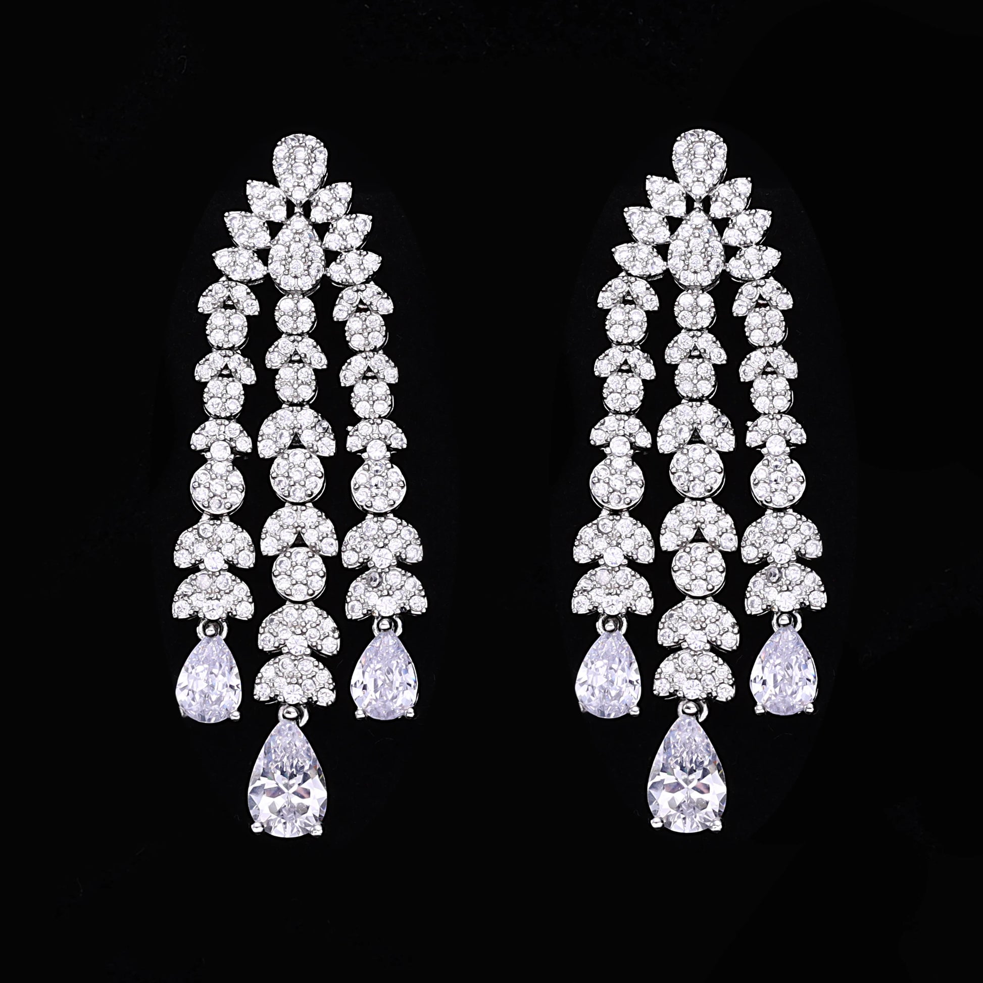 2024 Hot Selling 4-Piece Bride Wedding Jewelry Set with Cubic Zirconia Dubai Luxury Jewelry Set