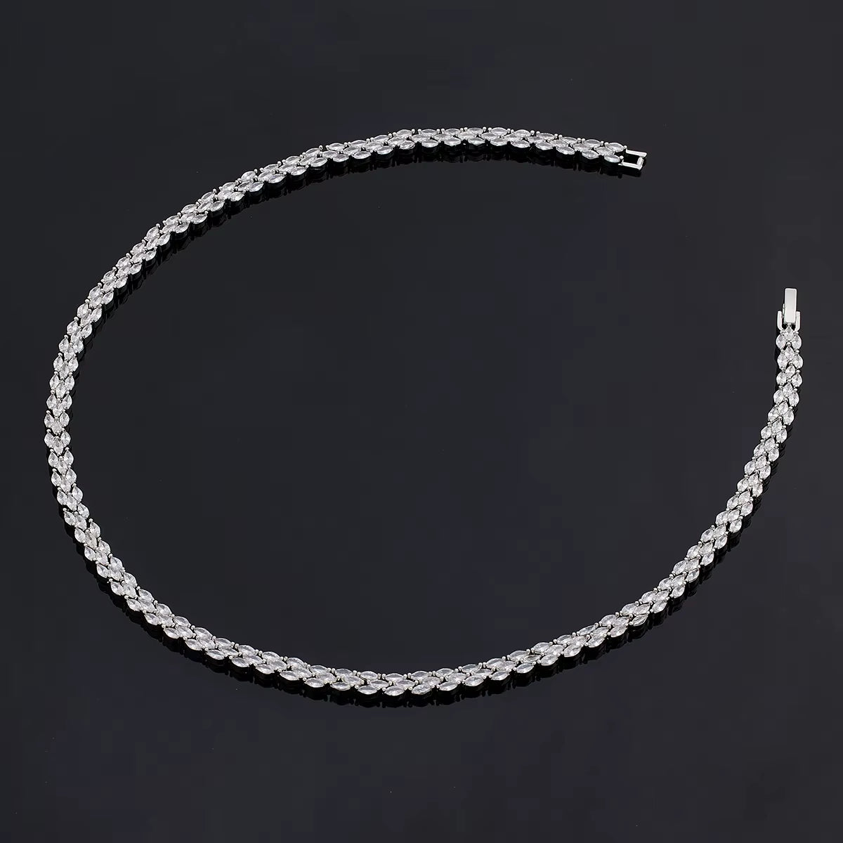 Famous Brand 4Pcs Bridal Zirconia Full Jewelry Sets for Women Party, Dubai Nigeria CZ Crystal Wedding Jewelry Sets (080)