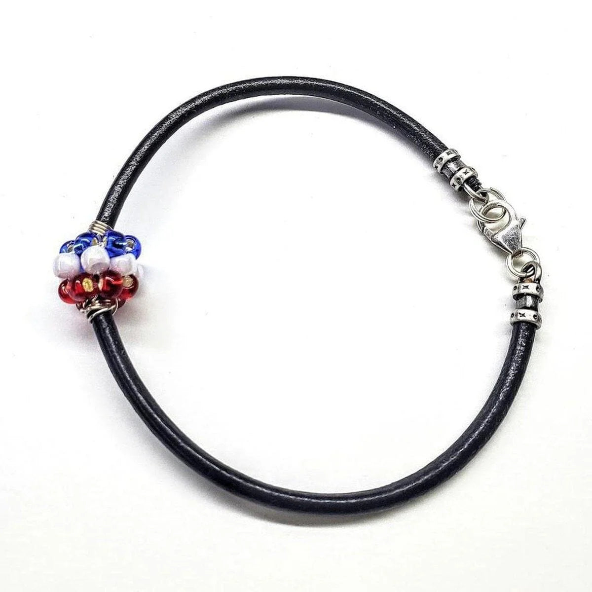 Patriot Charm Leather Bracelet 🇺🇸