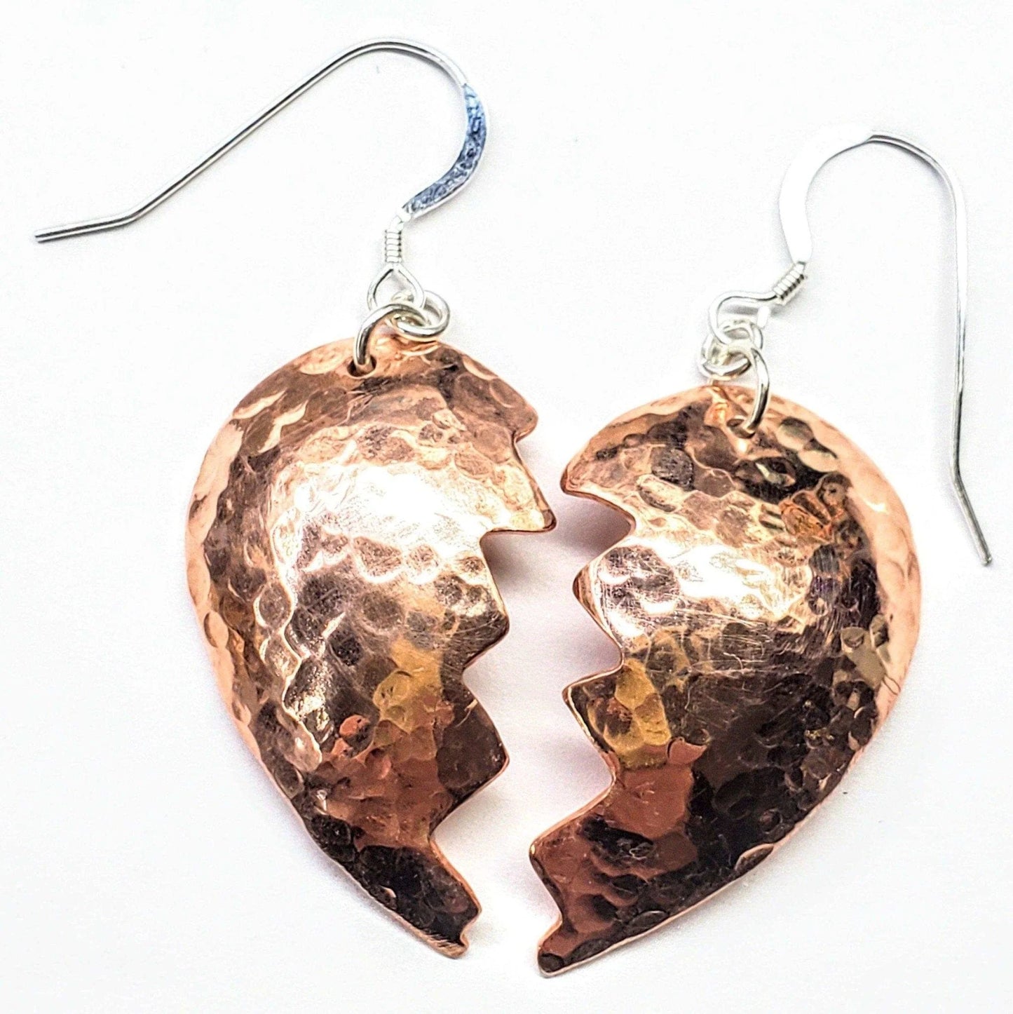 HeartHeal Sculpted Copper Earrings