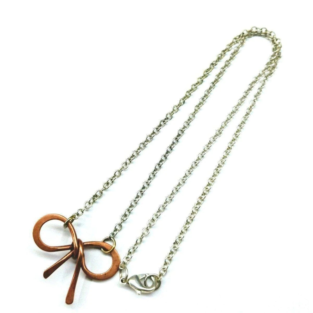 CopperBow Silver Chain Necklace