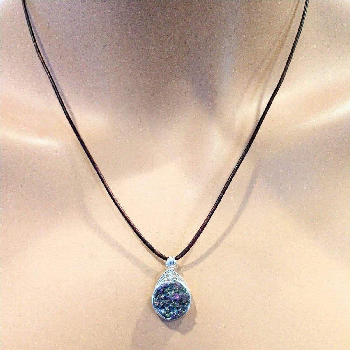 PrismGlow Druzy Necklace