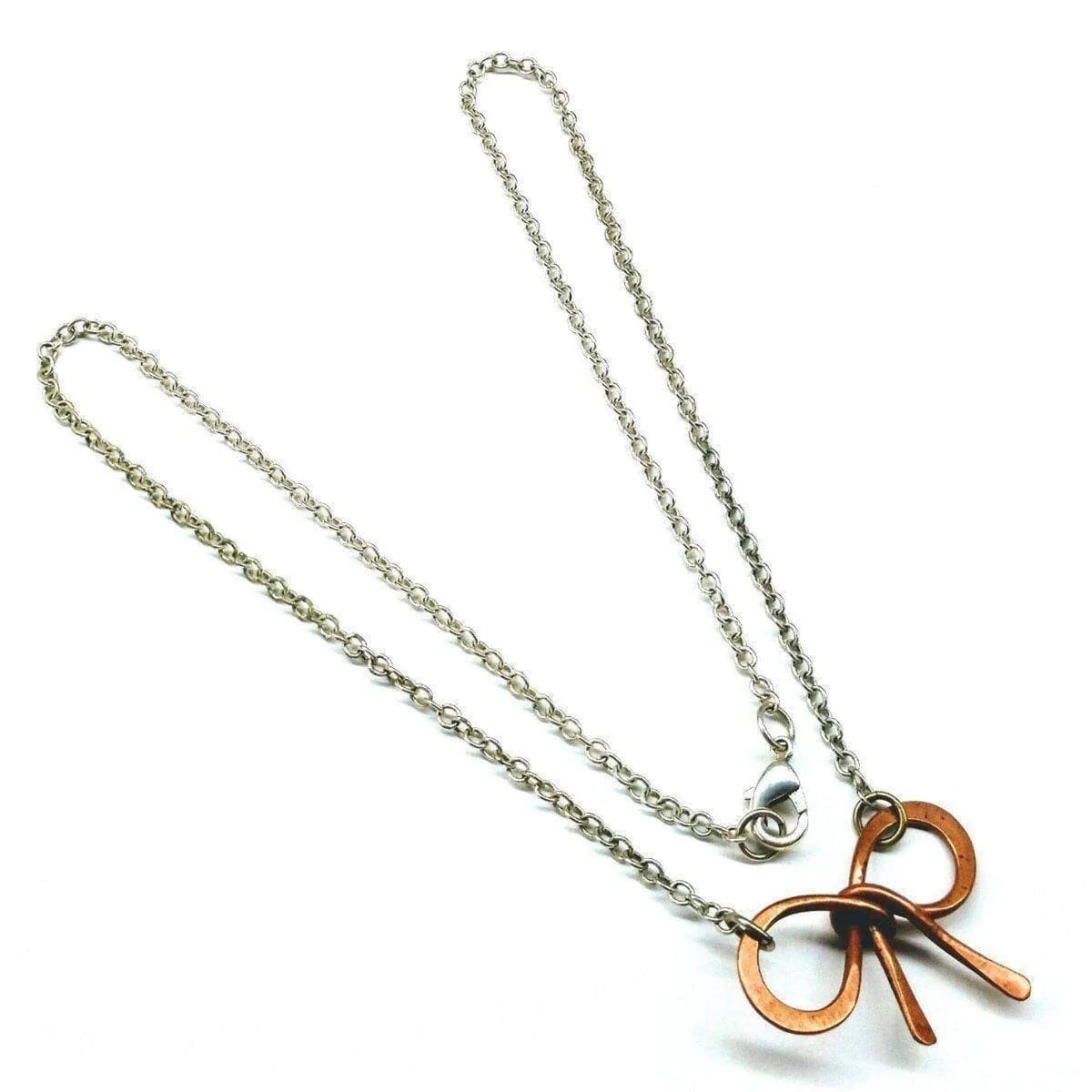 CopperBow Silver Chain Necklace