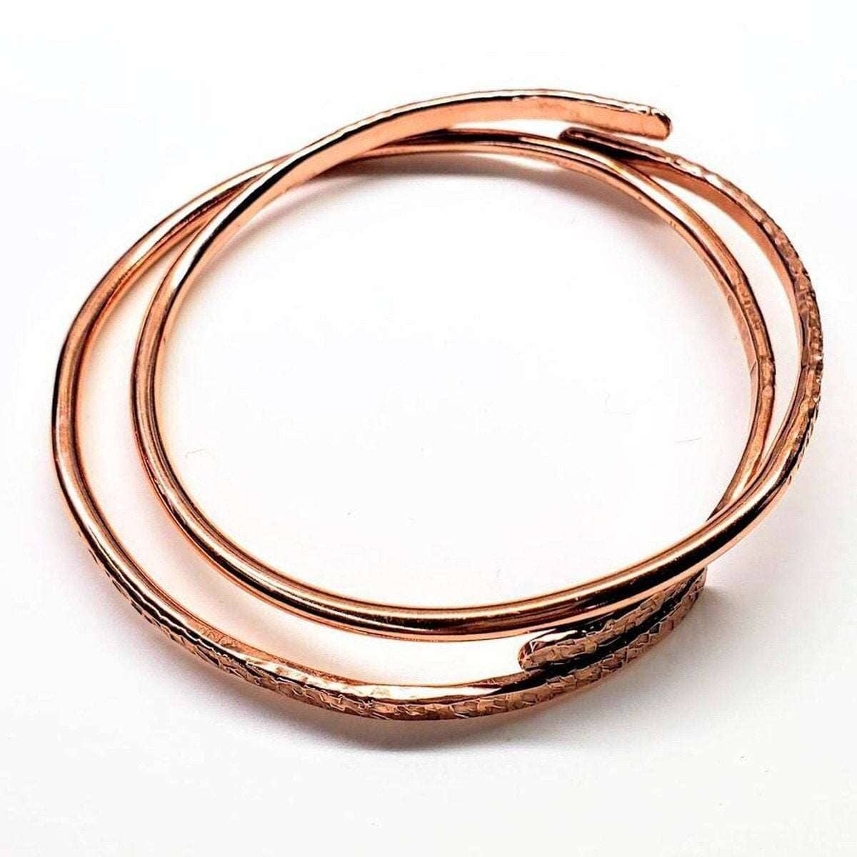 ForgedFlow Adjustable Copper Bangle