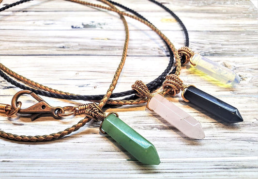 PureAura Crystal Wrap Necklace