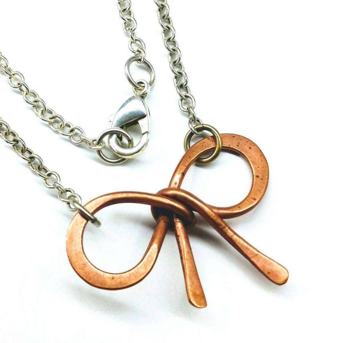 CopperBow Silver Chain Necklace