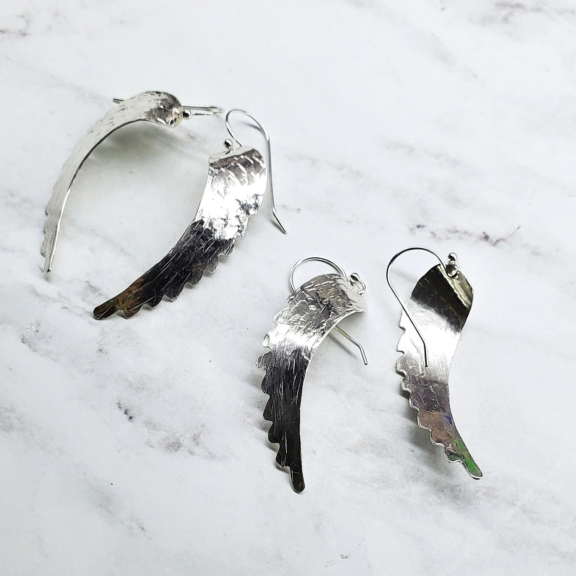 SilverWings - Angel Earrings