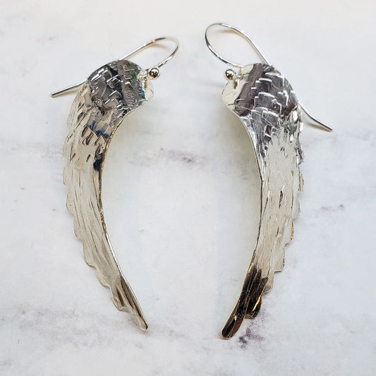 SilverWings - Angel Earrings