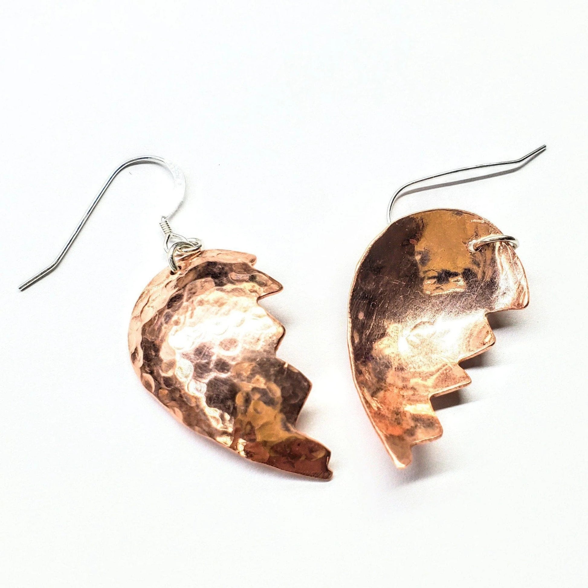 HeartHeal Sculpted Copper Earrings