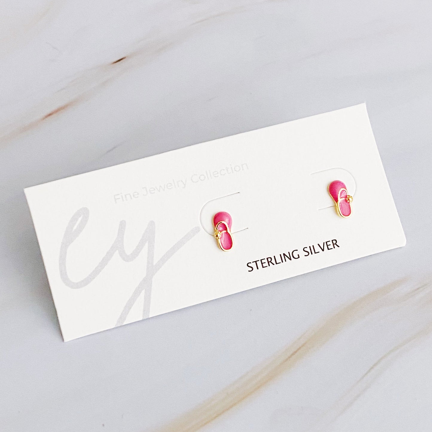 Minimalist Sterling Silver Tiny Shape Studs