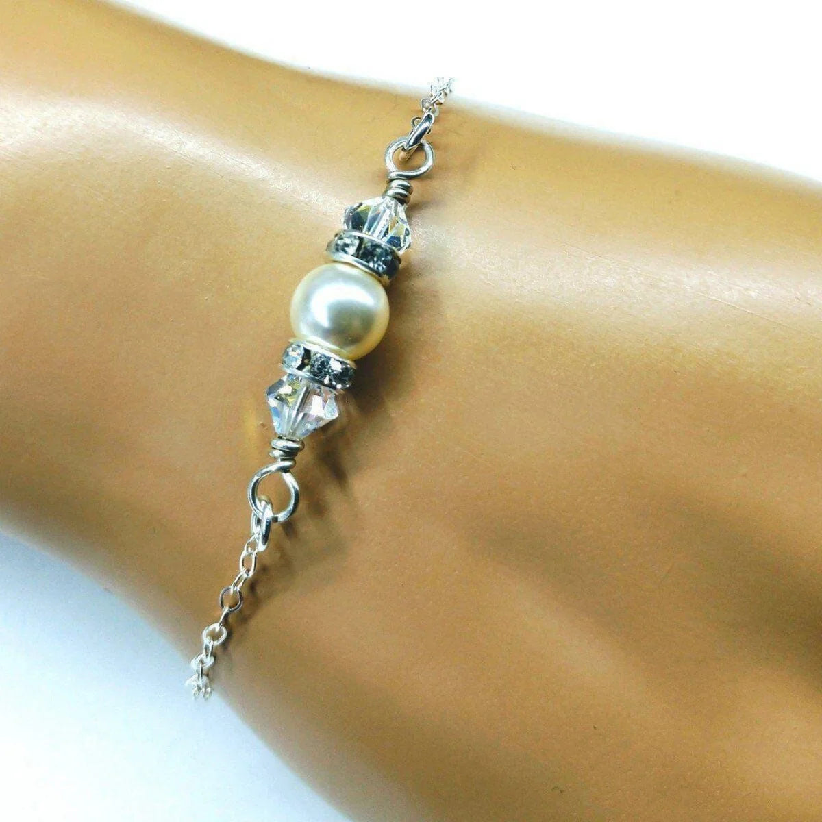 LustreLine Bridal Pearl Bracelet