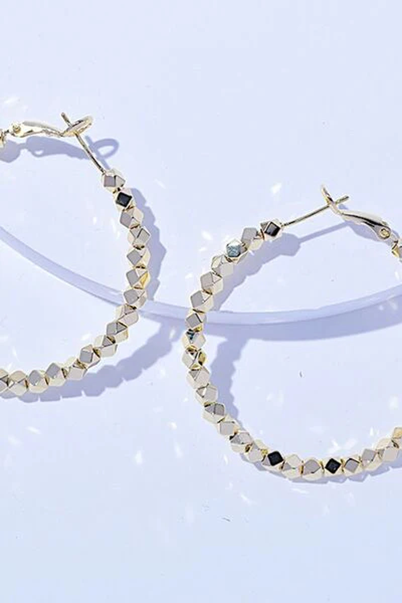 Alloy Hoop Earrings