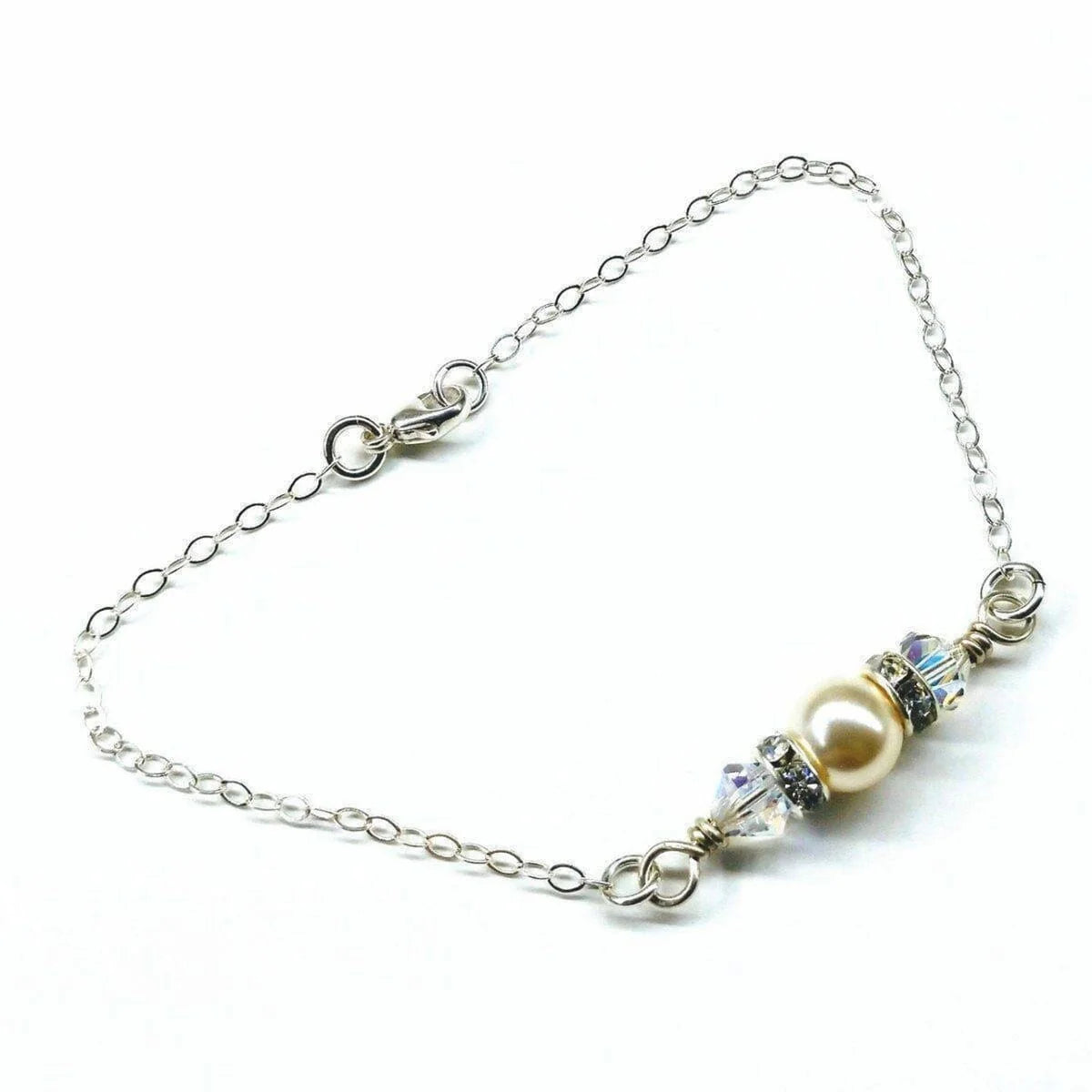 LustreLine Bridal Pearl Bracelet