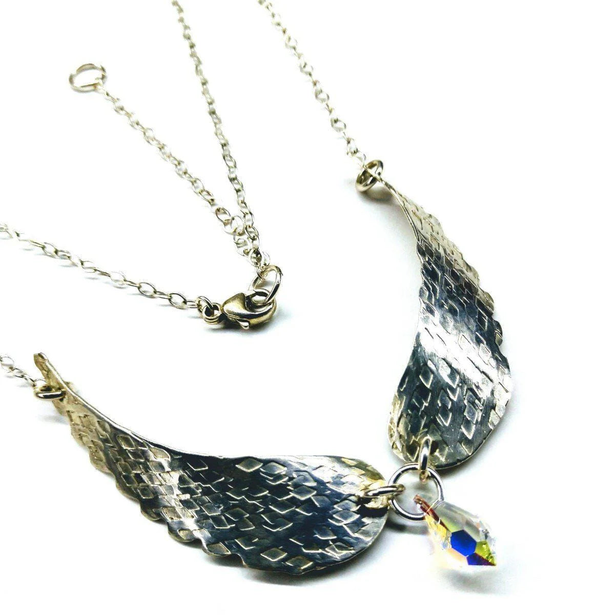 SeraphicSilver Angel Wings Necklace